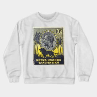 Kenya, Uganda, and Tanganyika Stamp Crewneck Sweatshirt